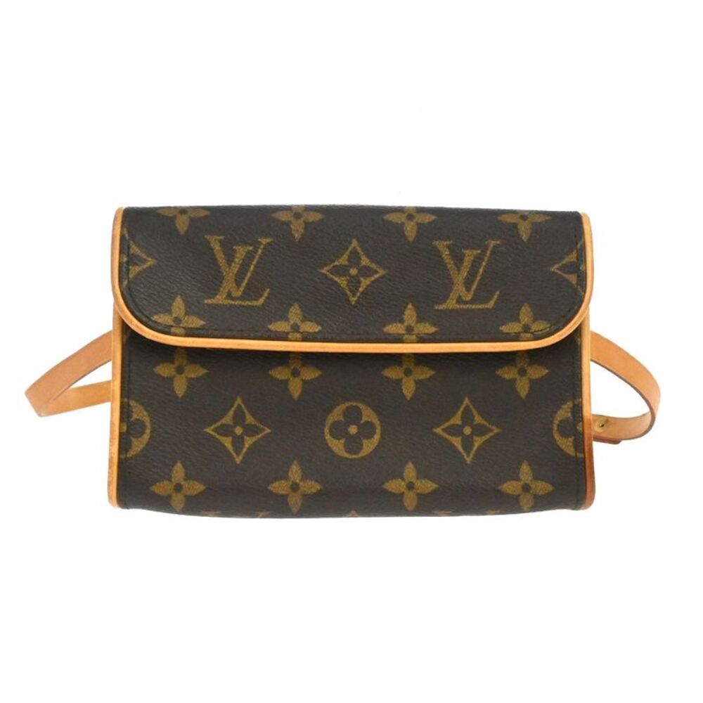 Louis Vuitton Florentine Waist Monogram Canvas Brown Canvas Handbag